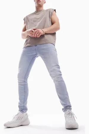 ASOS Power stretch jeans in light wash