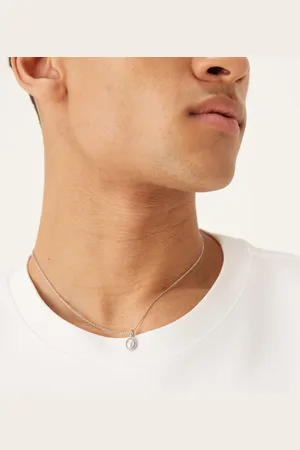 ASOS Pearl pendant necklace in tone