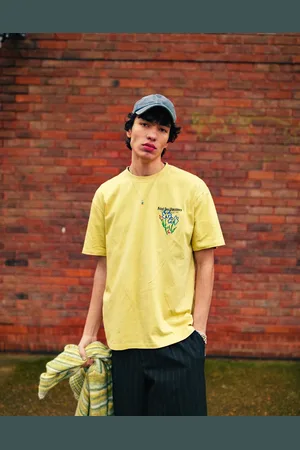 Topman Oversized fit t-shirt with Hotel Des Vincennes print and embroidery in