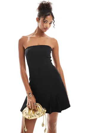 Pull&Bear Pleated mini dress in
