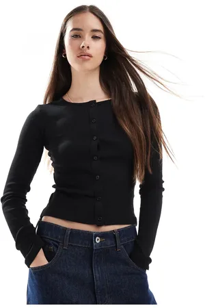 Brave Soul Fitted button down long sleeve top in