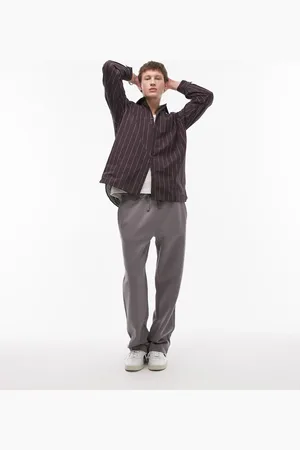 Topman Baggy fit jogger in charcoal