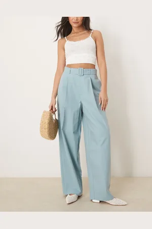 ASOS Clean balloon trousers in turquoise