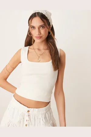 Free People Humingbird vest in ivory