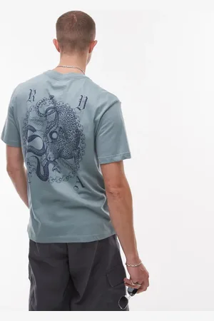 RVCA Benj battle short sleeve t shirt in lead