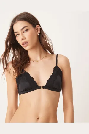 Abercrombie & Fitch Lace trim bra top in