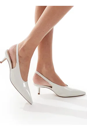 Aldo Oceweth slingback kitten heeled shoes in leather