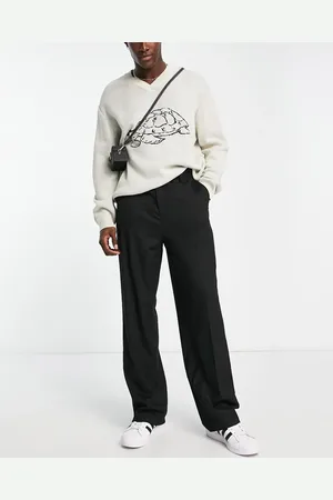ASOS Wide leg smart trousers in