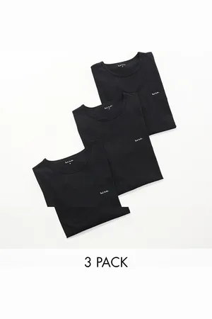 Paul Smith Paul Smith 3 pack loungewear t-shirts with logo in