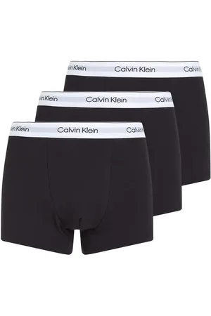 Calvin Klein Icon Cotton Stretch 3 pack darted trunk in