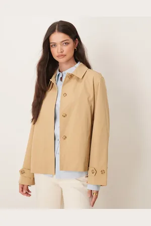 GANT Short trench jacket in beige