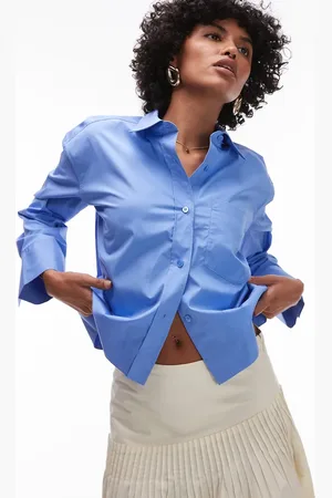ARKET Cropped shirt with front pocket in