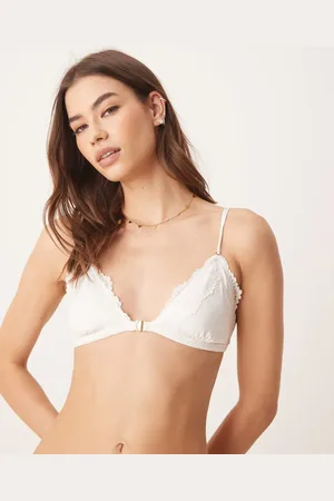 Abercrombie & Fitch Lace trim bra top in