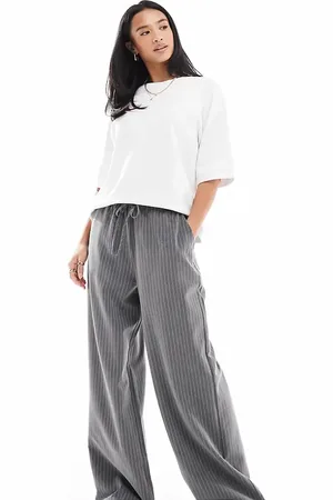 Stradivarius Petite pull on trouser in