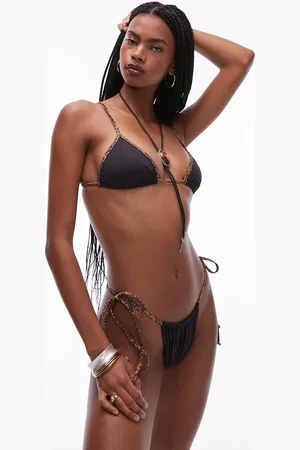 Frankies Bikinis X Bella Hadid tie side bikini bottom in