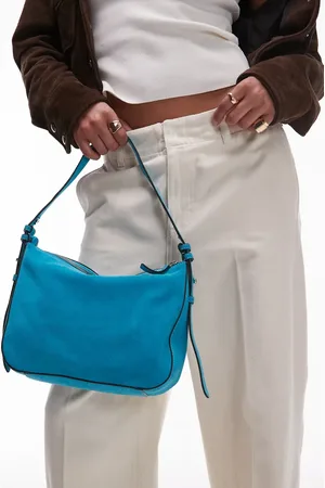 Topshop Grace leather grab bag in