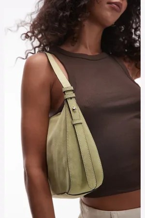 Topshop Grace leather grab bag in