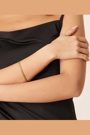 Orelia Flat box chain bracelet in 18k plated