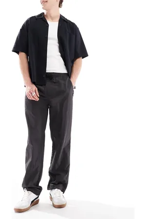 Brave Soul Tapered nylon trousers in dark