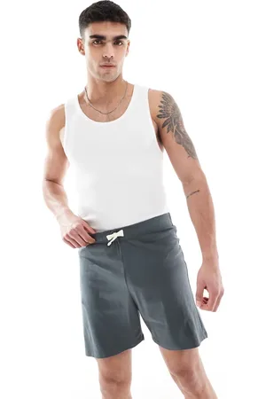ASOS Lounge short with draw cord in dark shadow