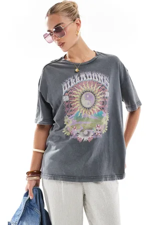 Billabong Celio grande t shirt in off