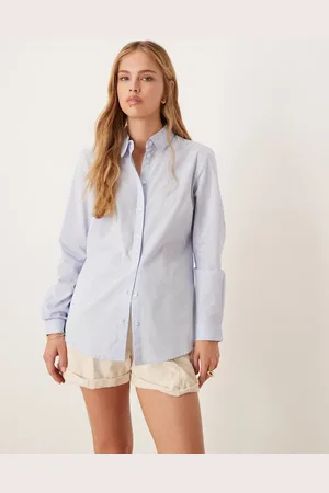 JDY Long sleeve shirt in light stripes