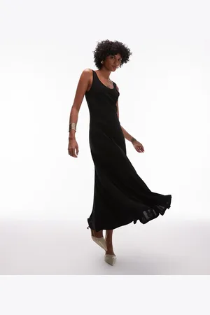 & OTHER STORIES Jersey maxi dress with corset bodice and panels in