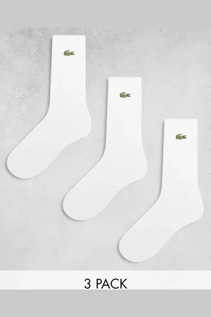 Lacoste Logo 3 of pack socks in