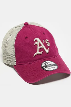 New Era Oakland Athletics 9twenty washed trucker cap in