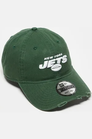 New Era New York Jets 9twenty distressed wash cap in khaki