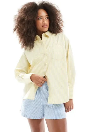 JJXX Jamie oversized shirt in stripe