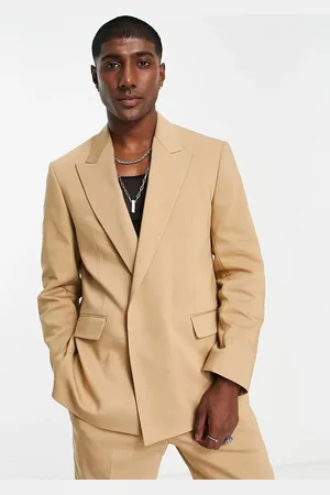 Viggo Lavoi relaxed consealed suit blazer in