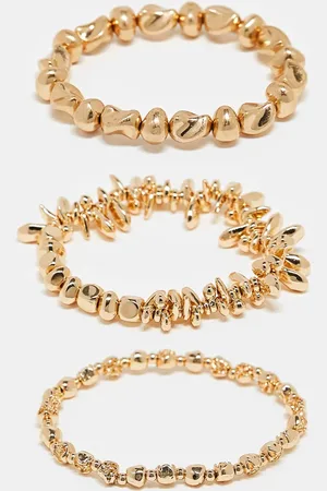 Accessorize Coral reef stretch bangle 3 pack in