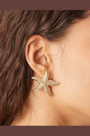 Accessorize Statement starfish stud earrings in