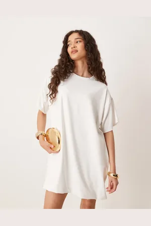 ASOS Cotton touch bubble tee shirt dress