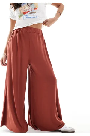 ASOS Petite jersey palazzo beach trouser in