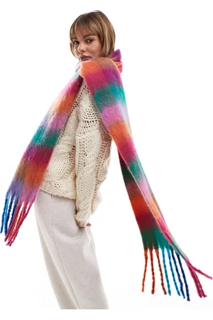ASOS Scarf with bright check design
