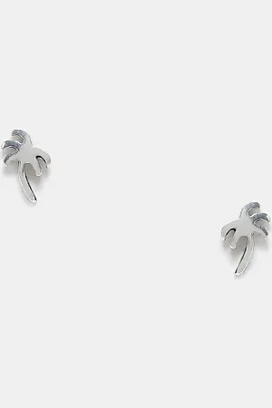 Kingsley Ryan Palm tree stud earrings in sterling