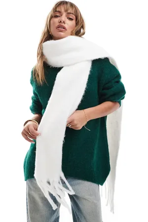 ASOS Fluffy tassel scarf in winter