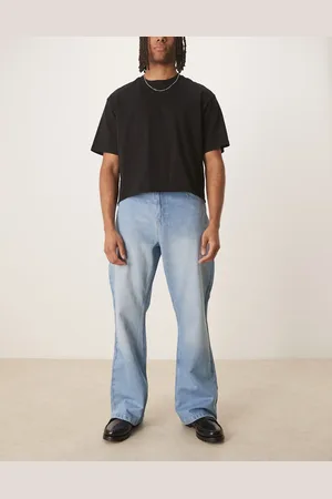 Reclaimed Denim relaxed bootcut flare jean in light bleach wash