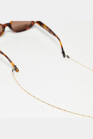 ASOS Sunglasses chain with dot dash design in tone