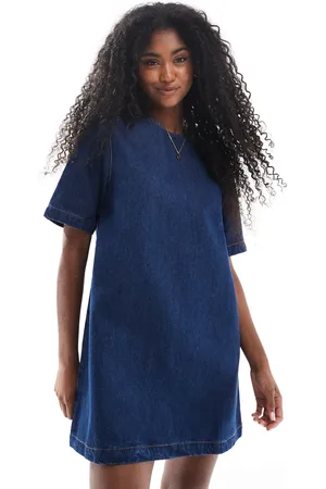 ASOS Denim t-shirt mini dress