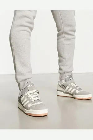adidas Adidas Orignals Forum Low trainers in grey and off