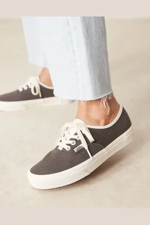 Vans Authentic linen trainers in dark
