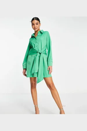 In The Style X Billie Faiers exclusive shirt dress with belt detail in