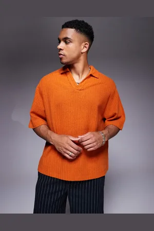 ASOS Boxy overhead shirt in crochet