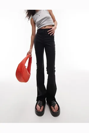 Topshop Bengaline flare trouser in