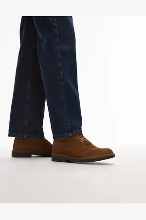 Clarks Desert evo boot in cola suede