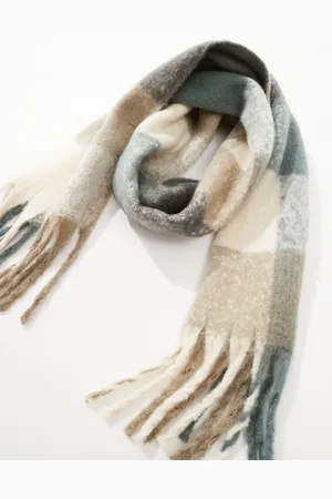 VERO MODA Soft boucle scarf in check