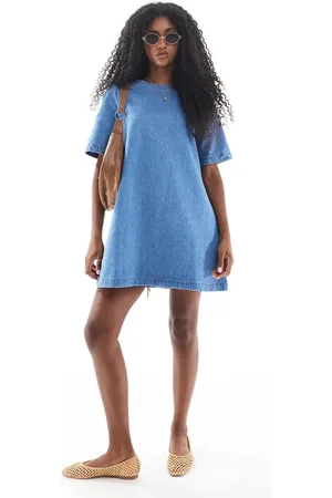 ASOS Denim t-shirt mini dress